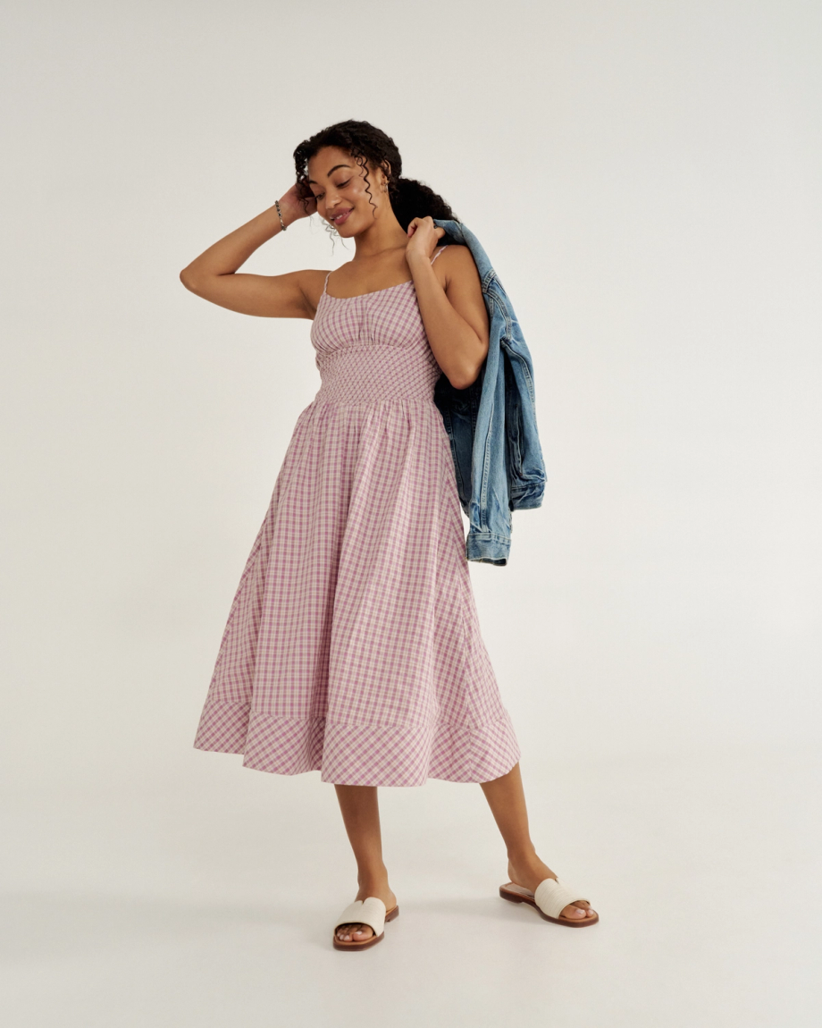 Women's Tiered Midi Dress