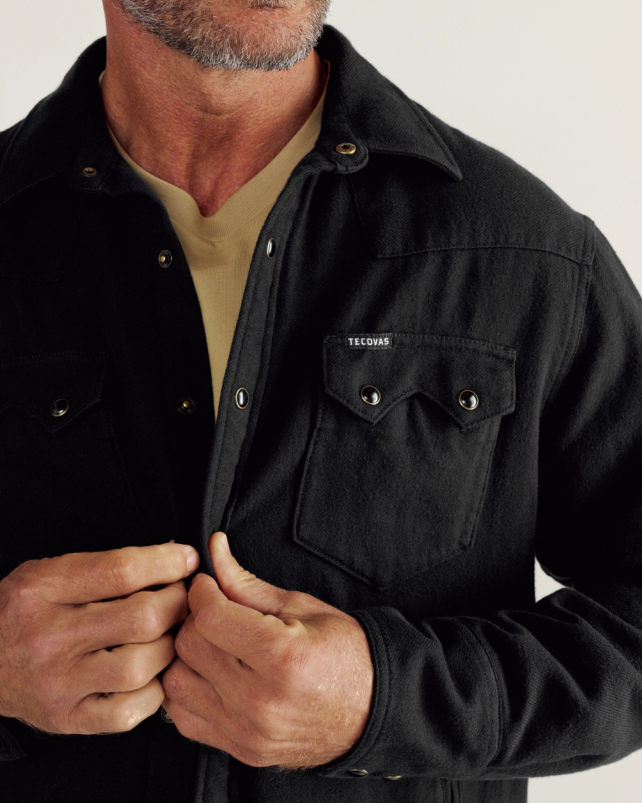 Men's Sawtooth Pearl Snap Shacket - Image 3