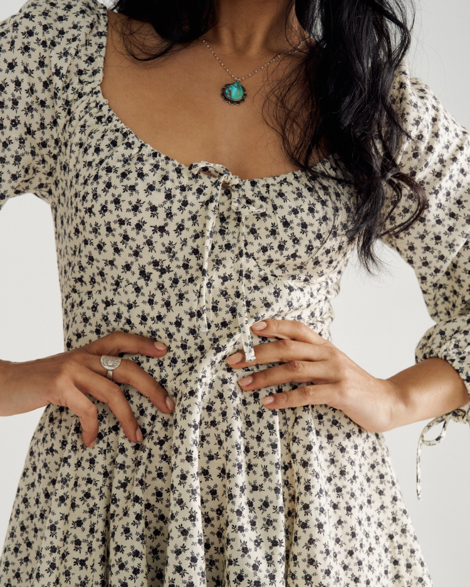 Women's Long Sleeve Mini Dress - Image 4