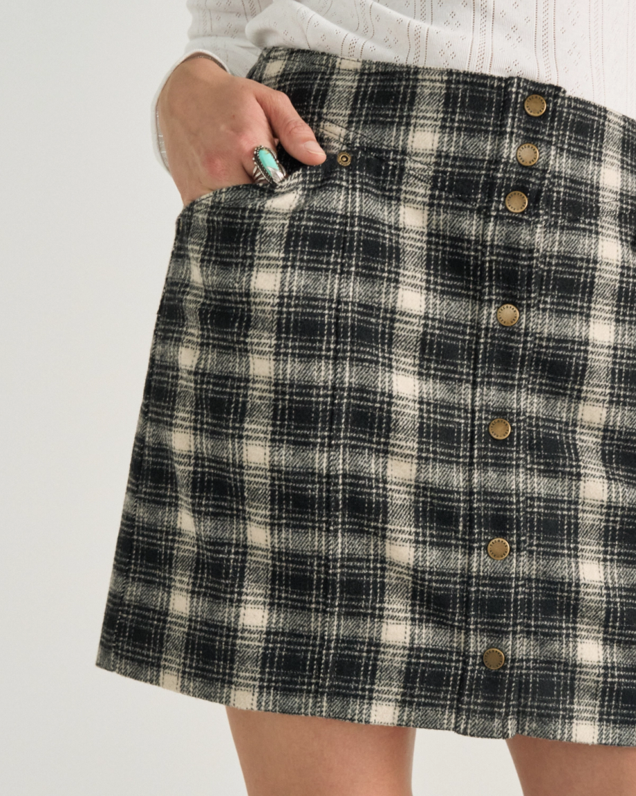 Women's Plaid Mini Skirt - Image 4