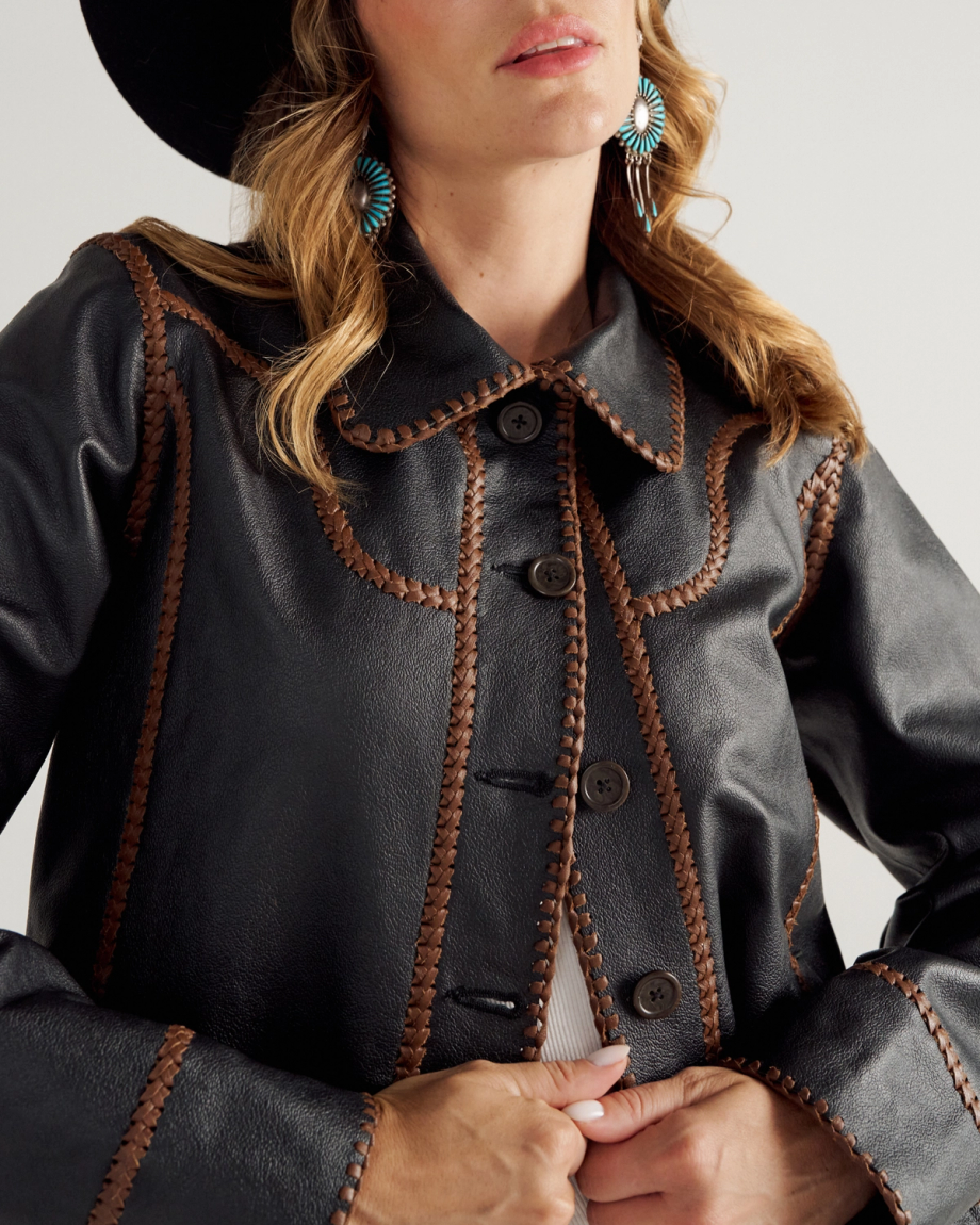 Women's Leather Jacket - Image 3