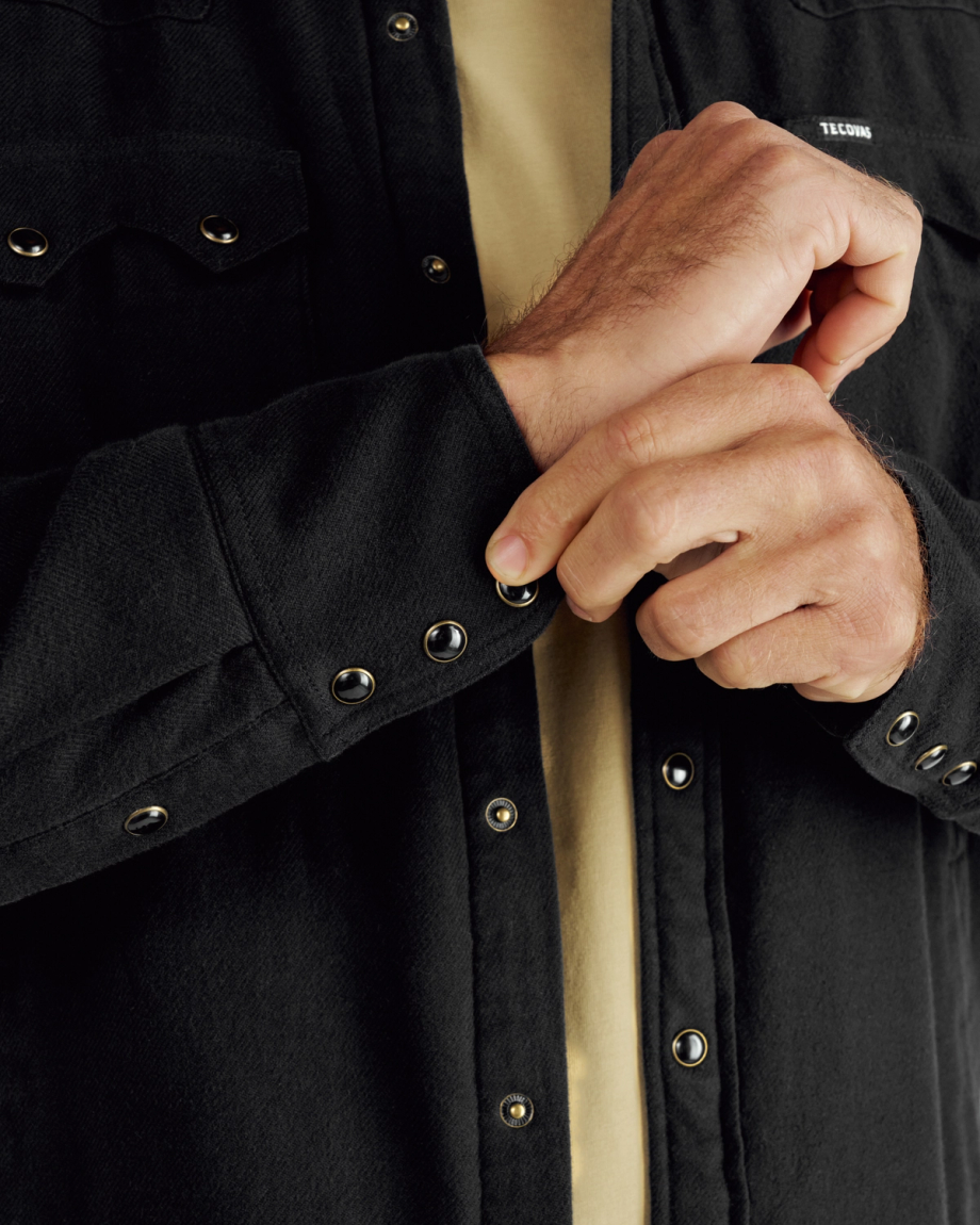 Men's Sawtooth Pearl Snap Shacket - Image 4