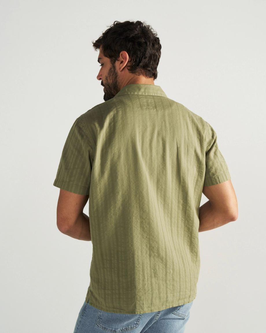 Men's Dobby Camp Shirt - Image 3