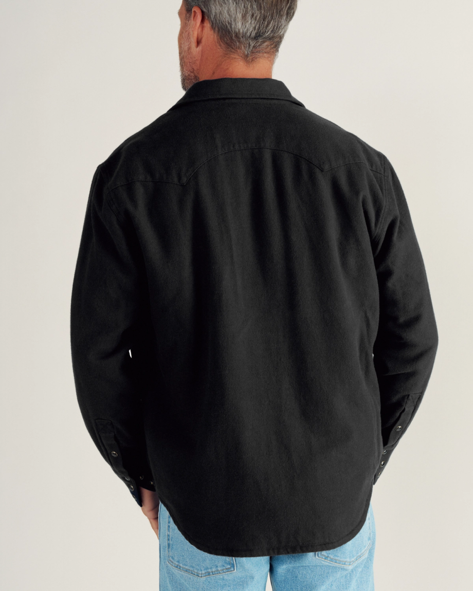 Men's Sawtooth Pearl Snap Shacket - Image 2