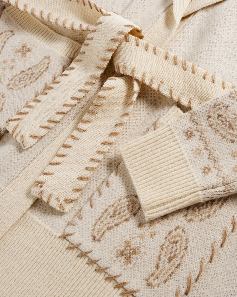 Women's Shawl Collar Wrap Sweater - Image 6