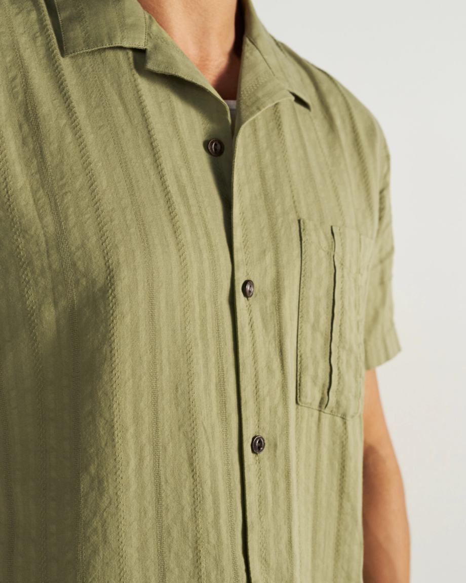 Men's Dobby Camp Shirt - Image 4